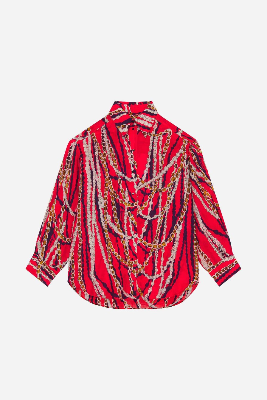 Ready To Wear Roseanna  | Again Sevigny shirt Red